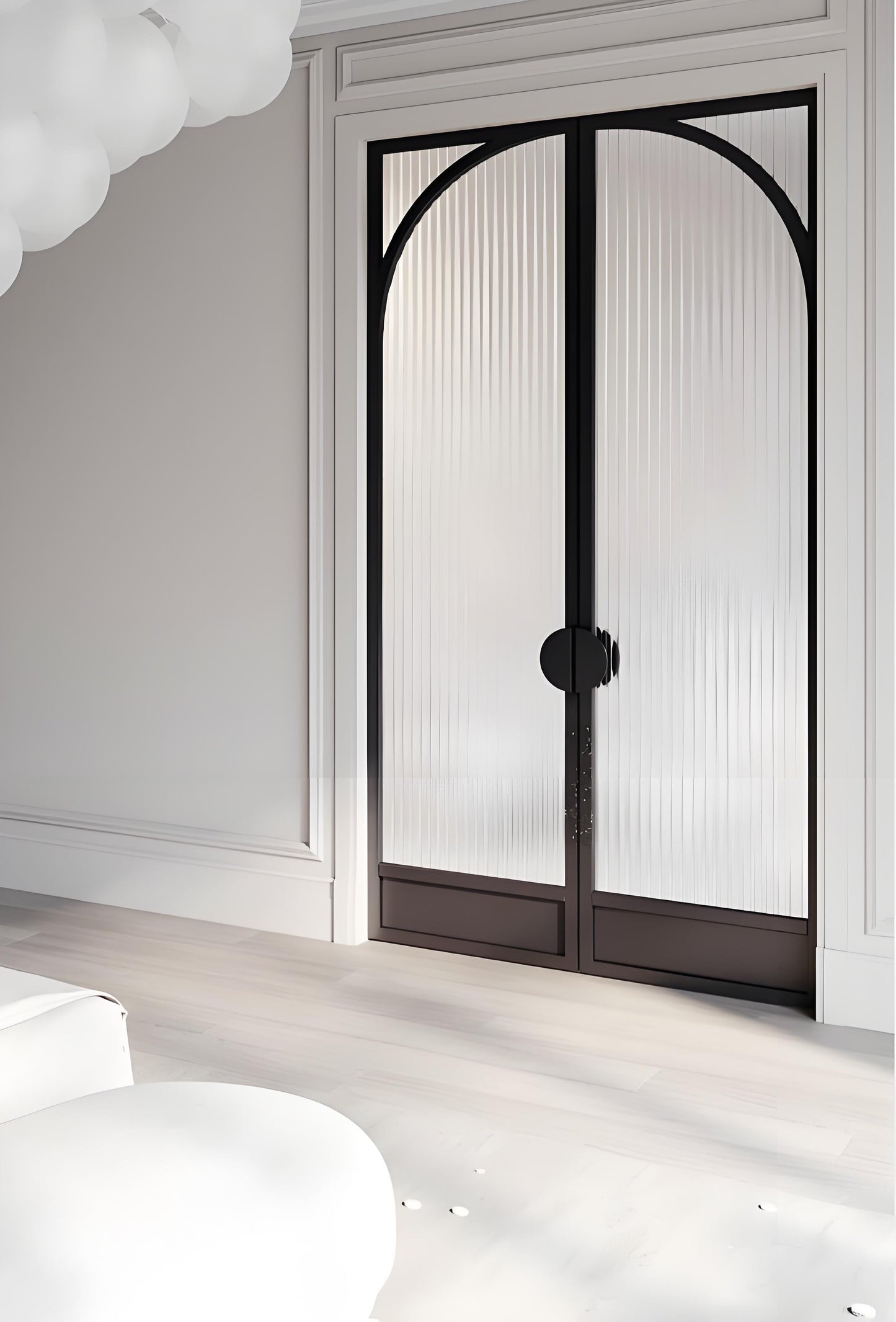 Black French Doors