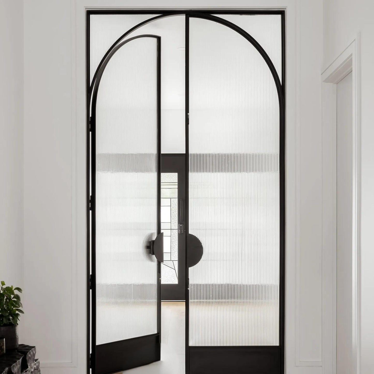 Black French Doors