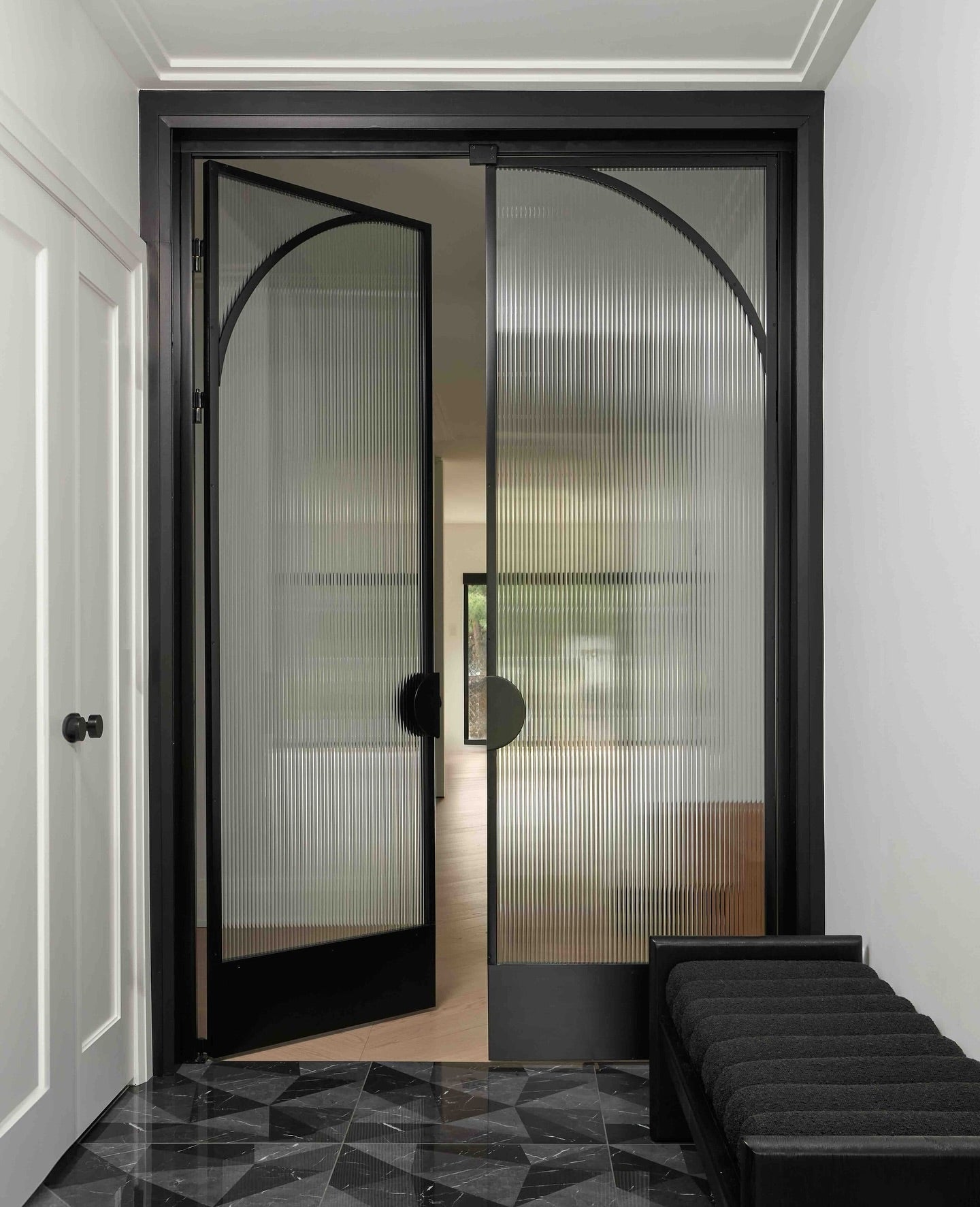 Black French Doors