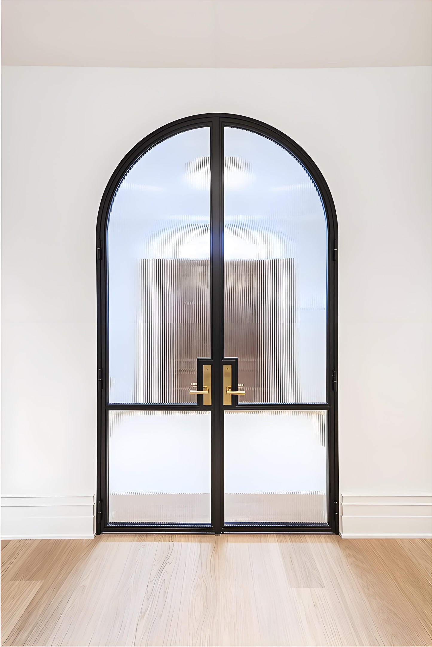 Double Interior Steel Modern French Doors