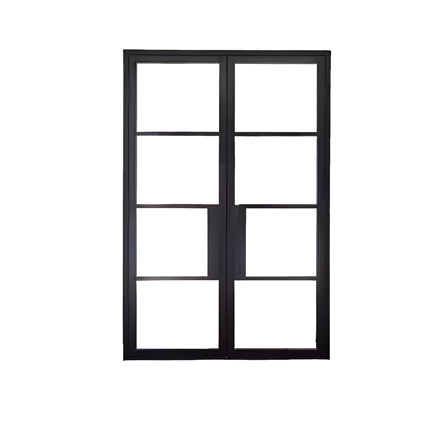 Simple Design Steel Glass French Door