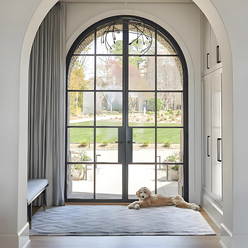 French Front Door Arched Interior Door