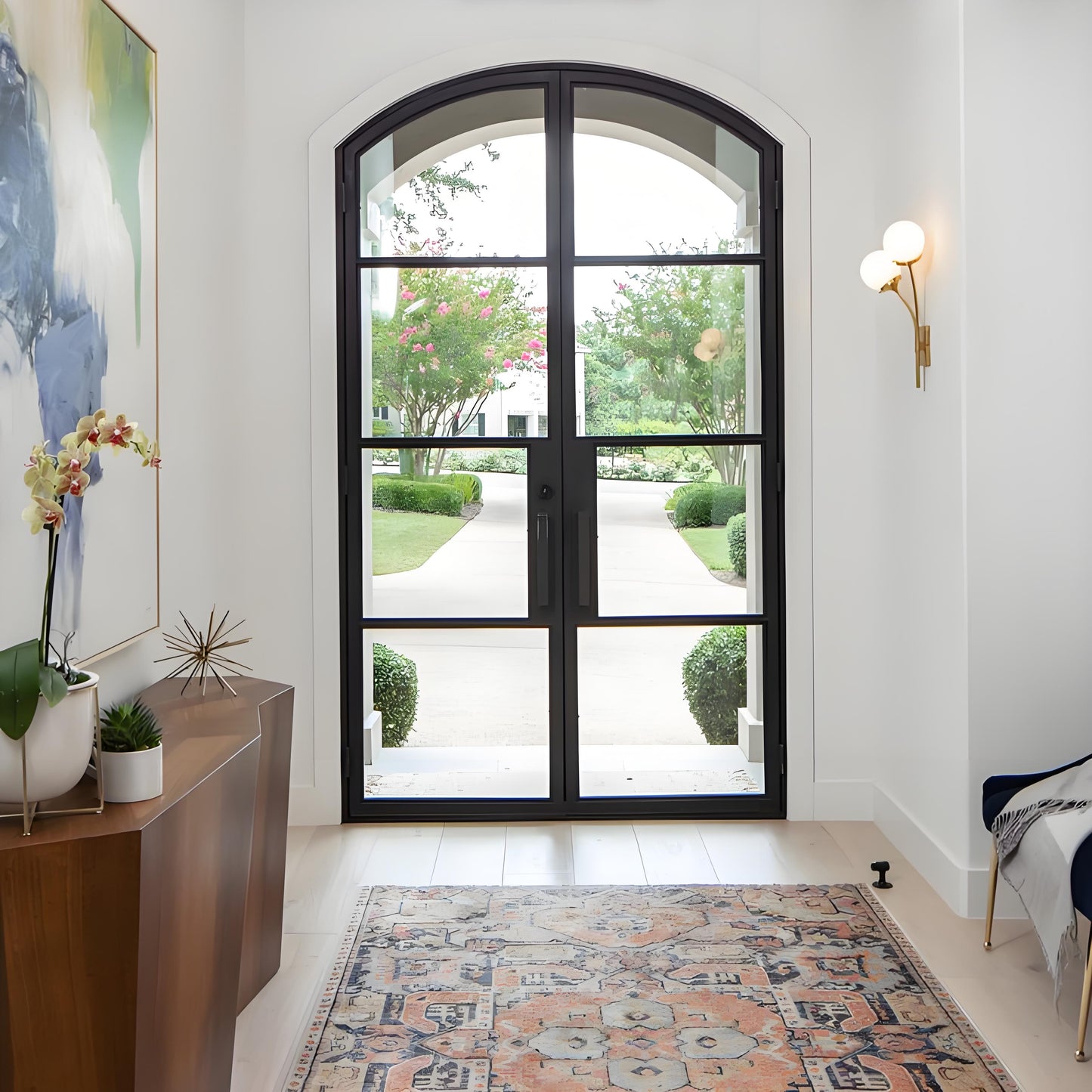 Door With Glass For Entrance House