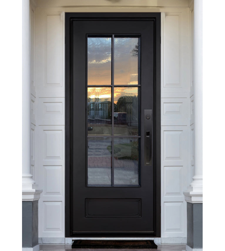 Modern Single Iron Door
