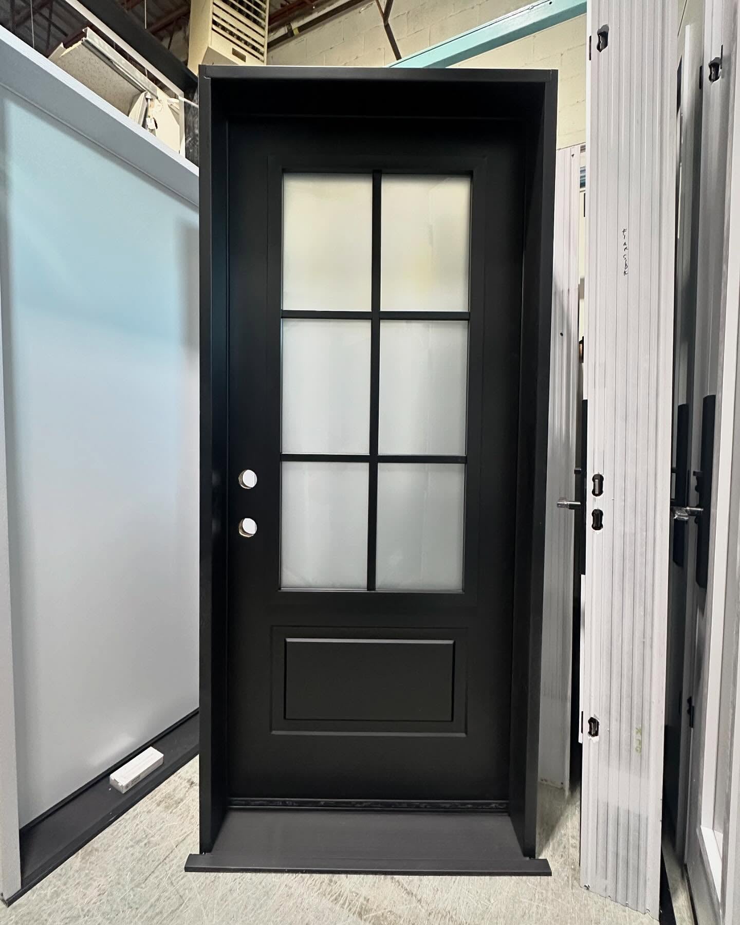 Modern Single Iron Door