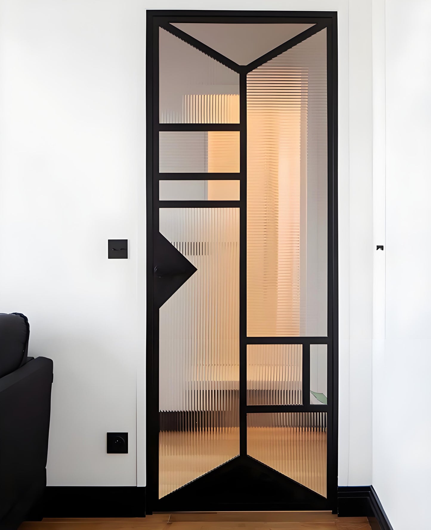 Single Interior French Door With Glass