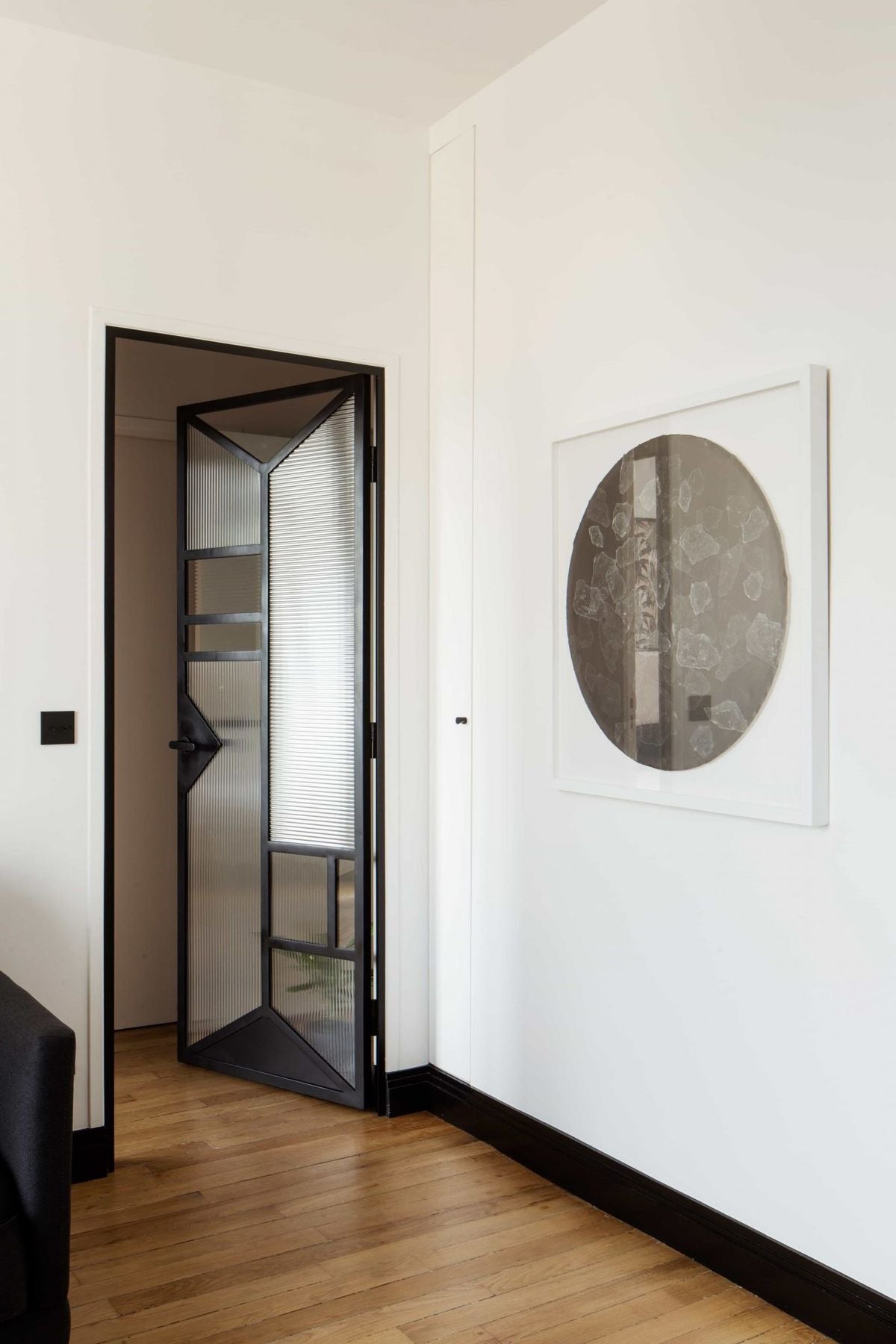 Single Interior French Door With Glass