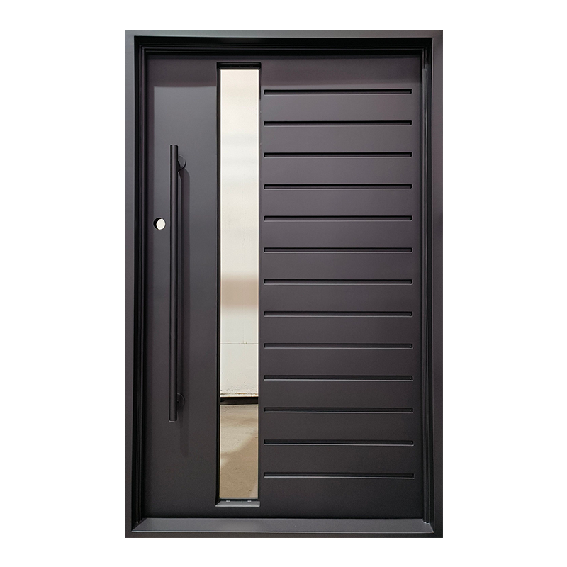 Sleek Modern Steel Entry Doors