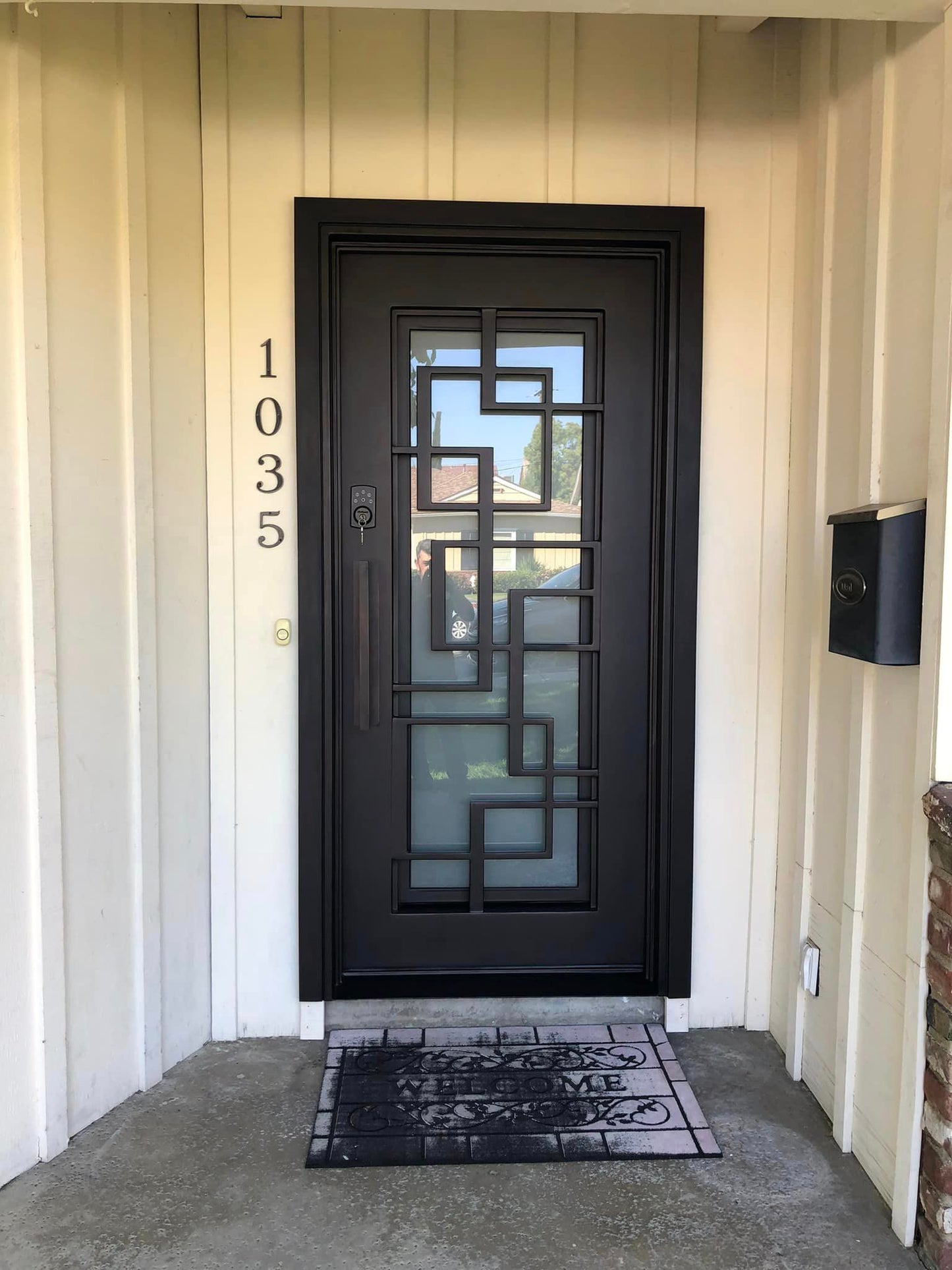 Single Front Entry Iron Door