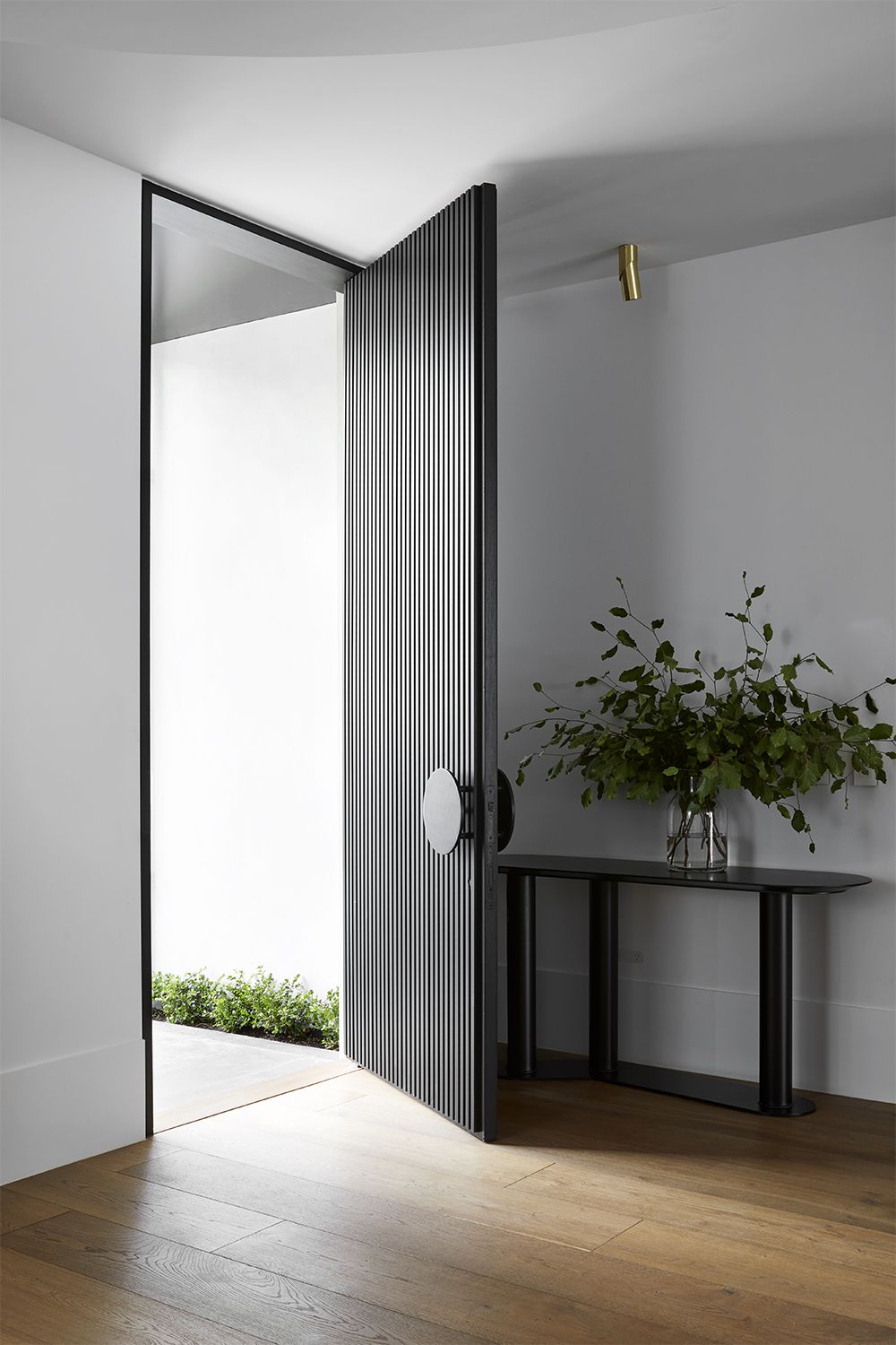 usirondoor Batten Iron Entry Single Door