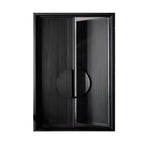 Modern batten steel Hinge Double Doors