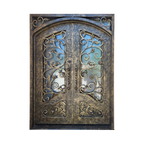 Exclusive design wrought iron door