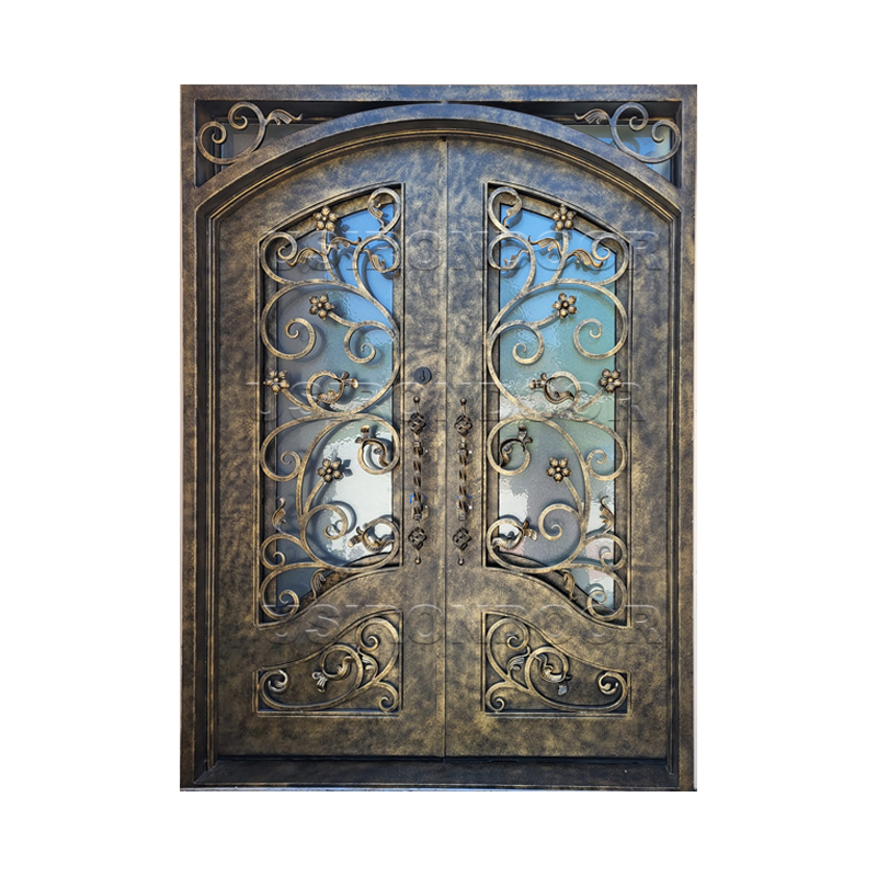 Exclusive design wrought iron door