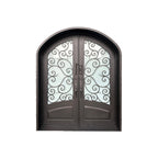Classic Arch Wrought Iron Door
