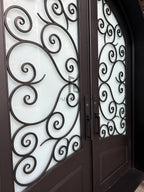 Classic Arch Wrought Iron Door
