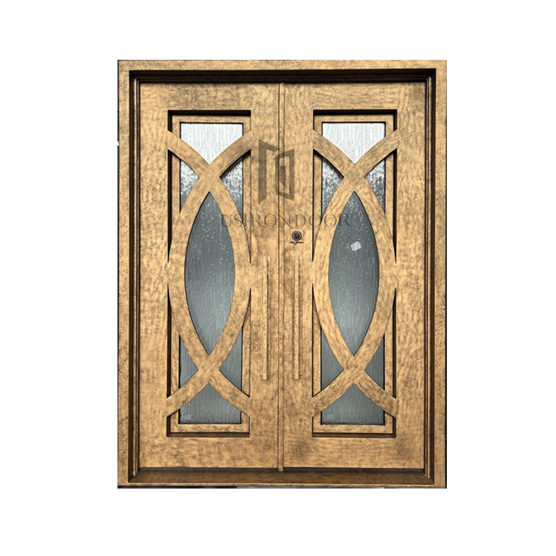 usirondoor Classic Bronze Double Entry Door