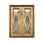 usirondoor Classic Bronze Double Entry Door