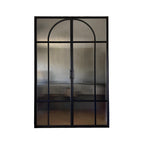 Interior steel double door pantry door design