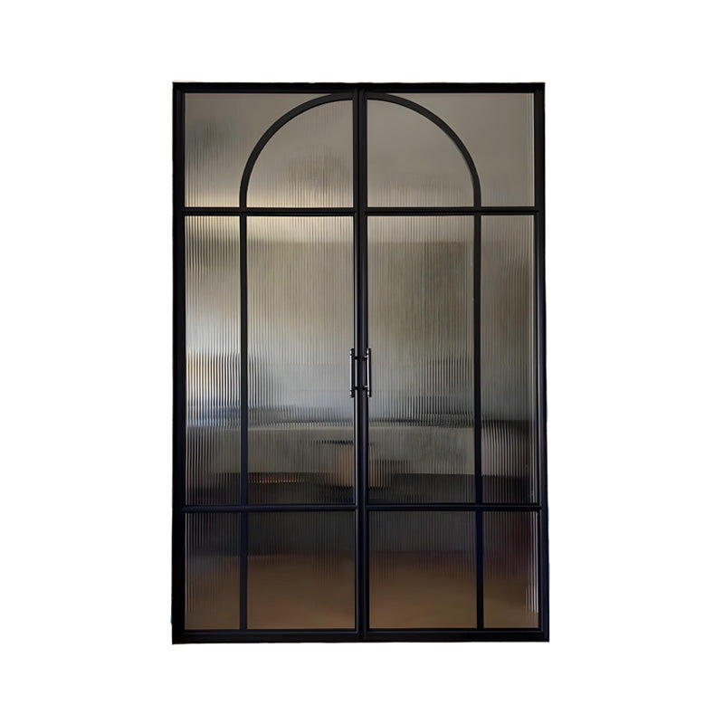 Interior steel double door pantry door design