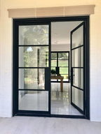 Simple Design Steel Glass French Door