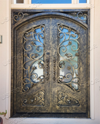 Exclusive design wrought iron door