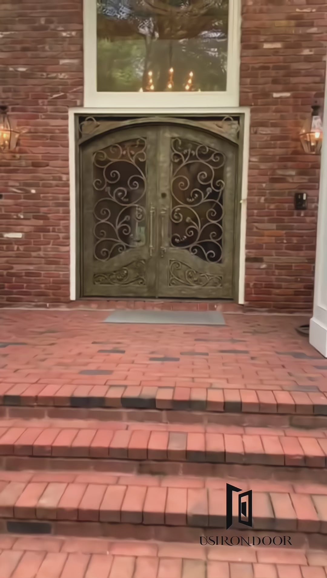 Exclusive design wrought iron door