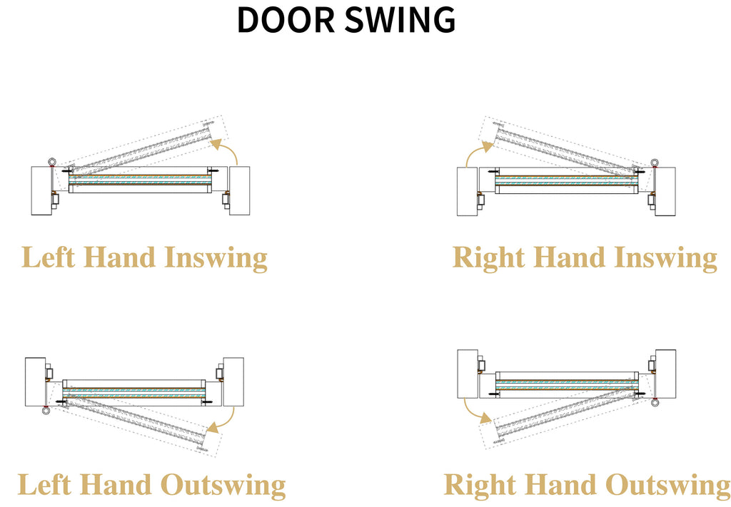 Modern Single Iron Door