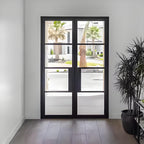Simple Design Steel Glass French Door