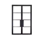 Simple Design Steel Glass French Door