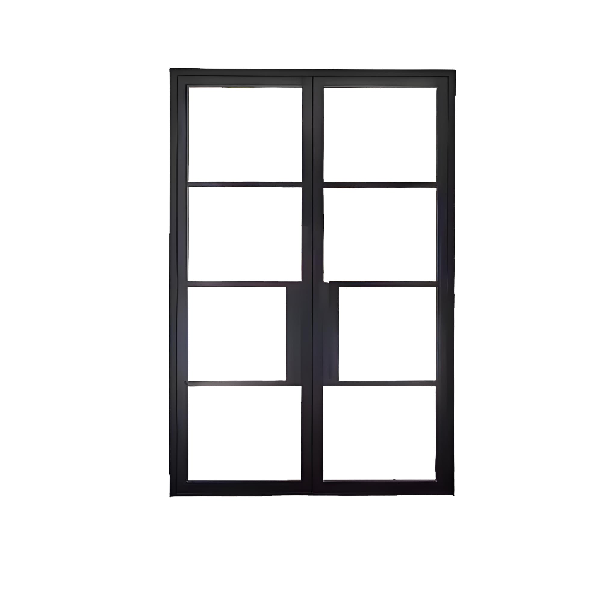 Simple Design Steel Glass French Door