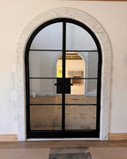 Black Double Front French Door