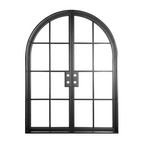 French Front Door Arched Interior Door