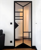 Single Interior French Door With Glass