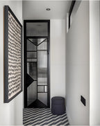 Single Interior French Door With Glass