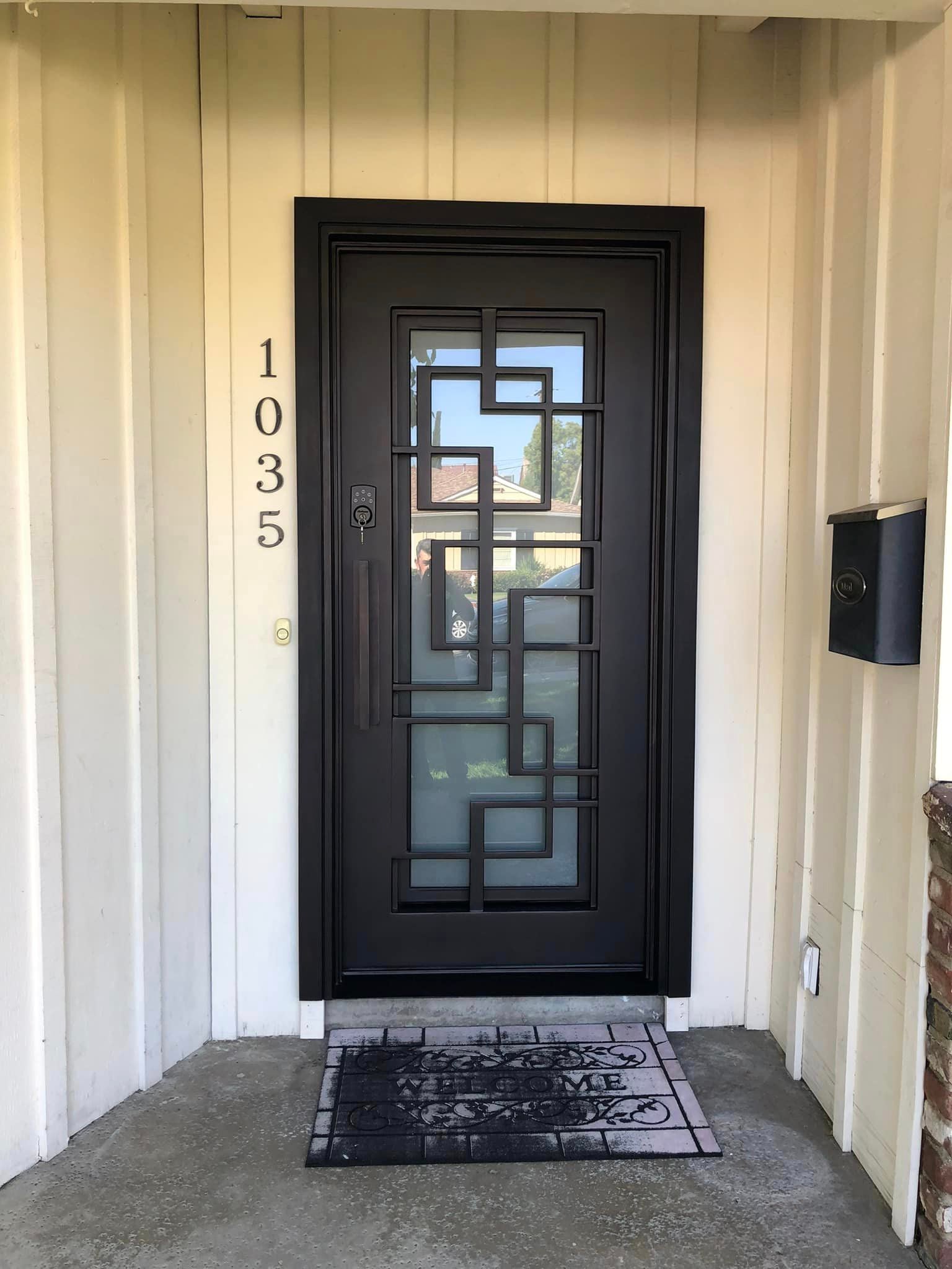 Single Front Entry Iron Door