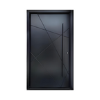 Line Minimalist modern entry door