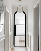 usirondoor- Arch top single steel door