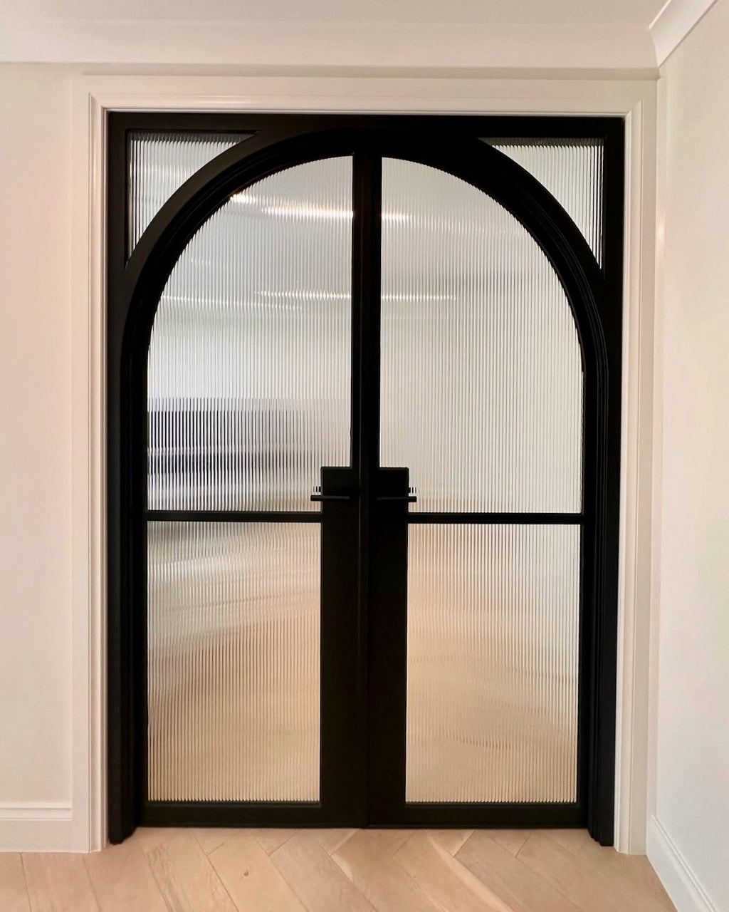 usirondoor- French steel double door interior