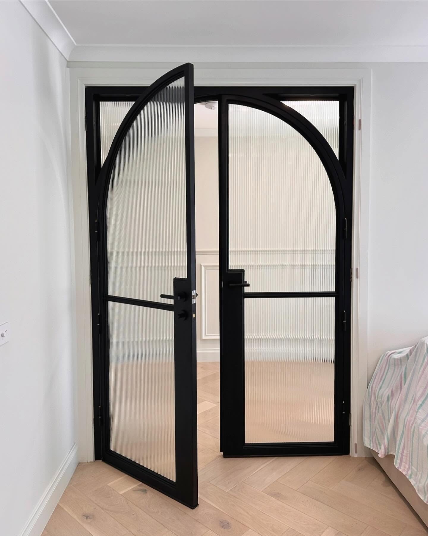 usirondoor- French steel double door interior
