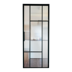 usirondoor-Interior single steel glass door spliced glass design