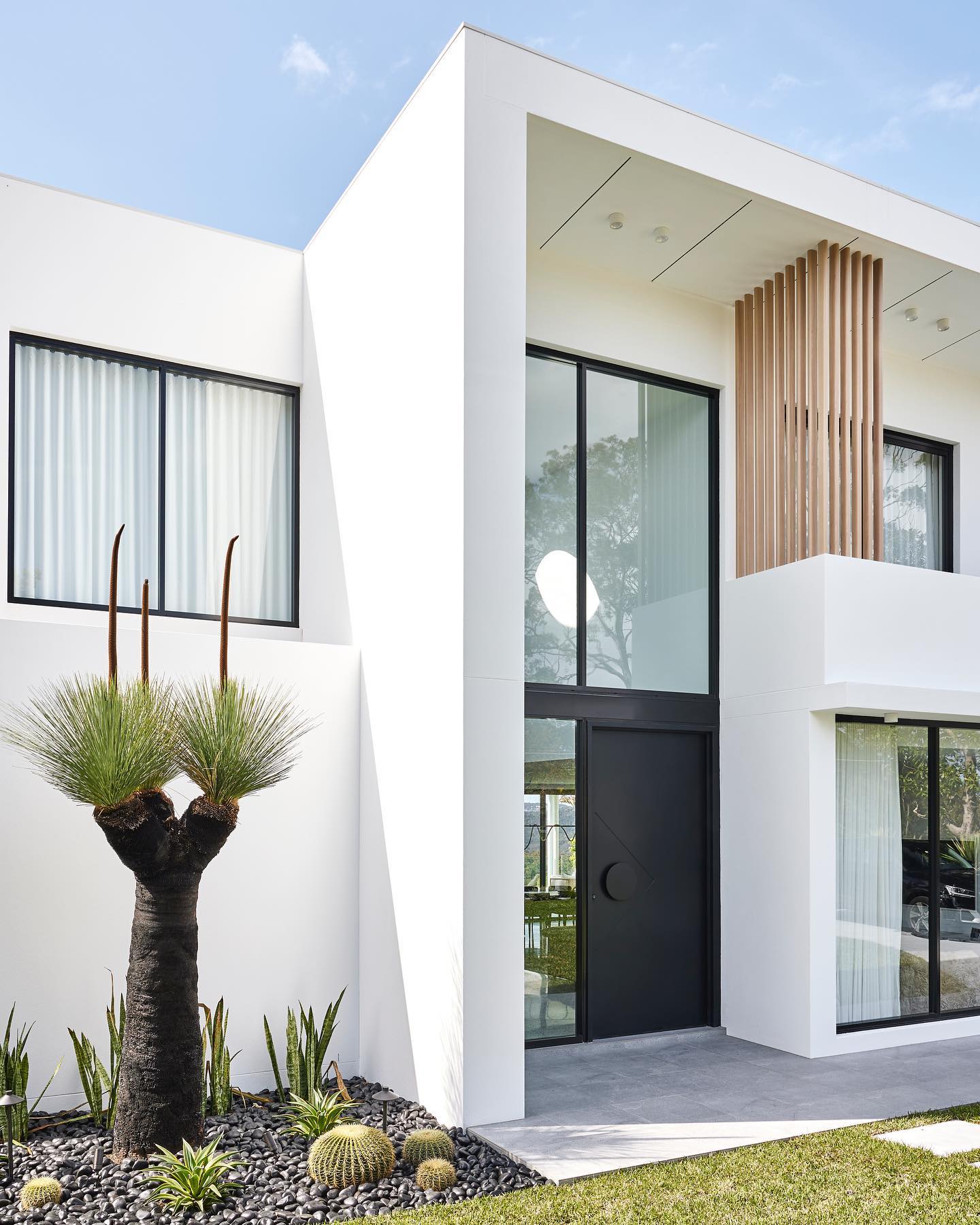 usirondoor Matte black iron entry pivot door