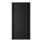 usirondoor Modern batten iron entry door