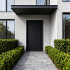 usirondoor Modern batten iron entry door